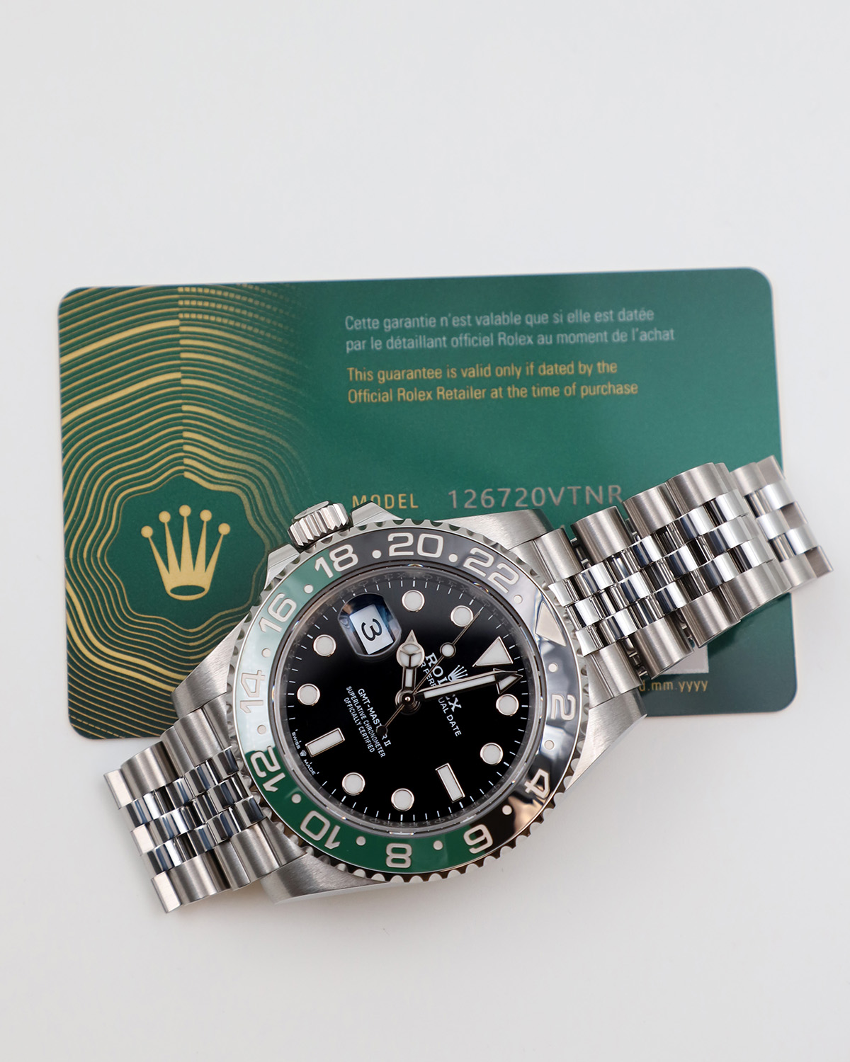 Rolex GMT-Master II Sprite Left-Handed 40 mm 126720