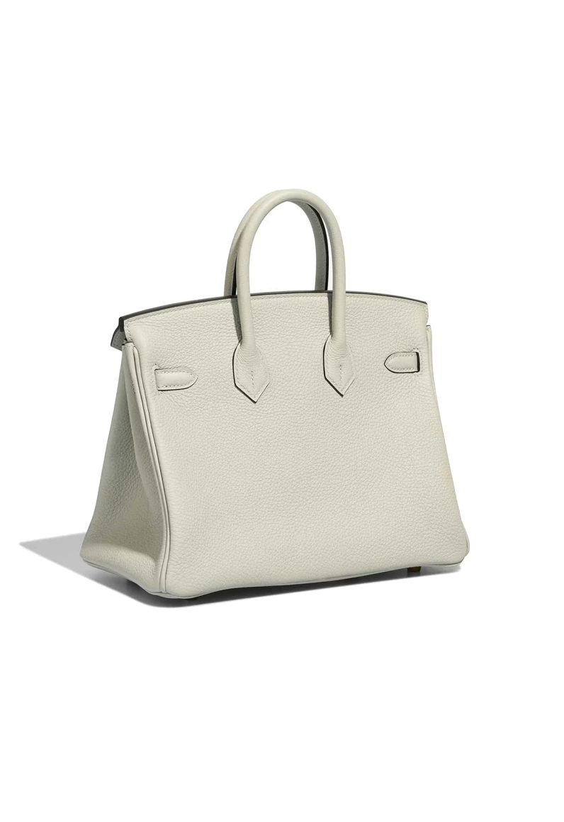 Сумка Hermes Birkin 25 Gris Neve Veau Togo GHW