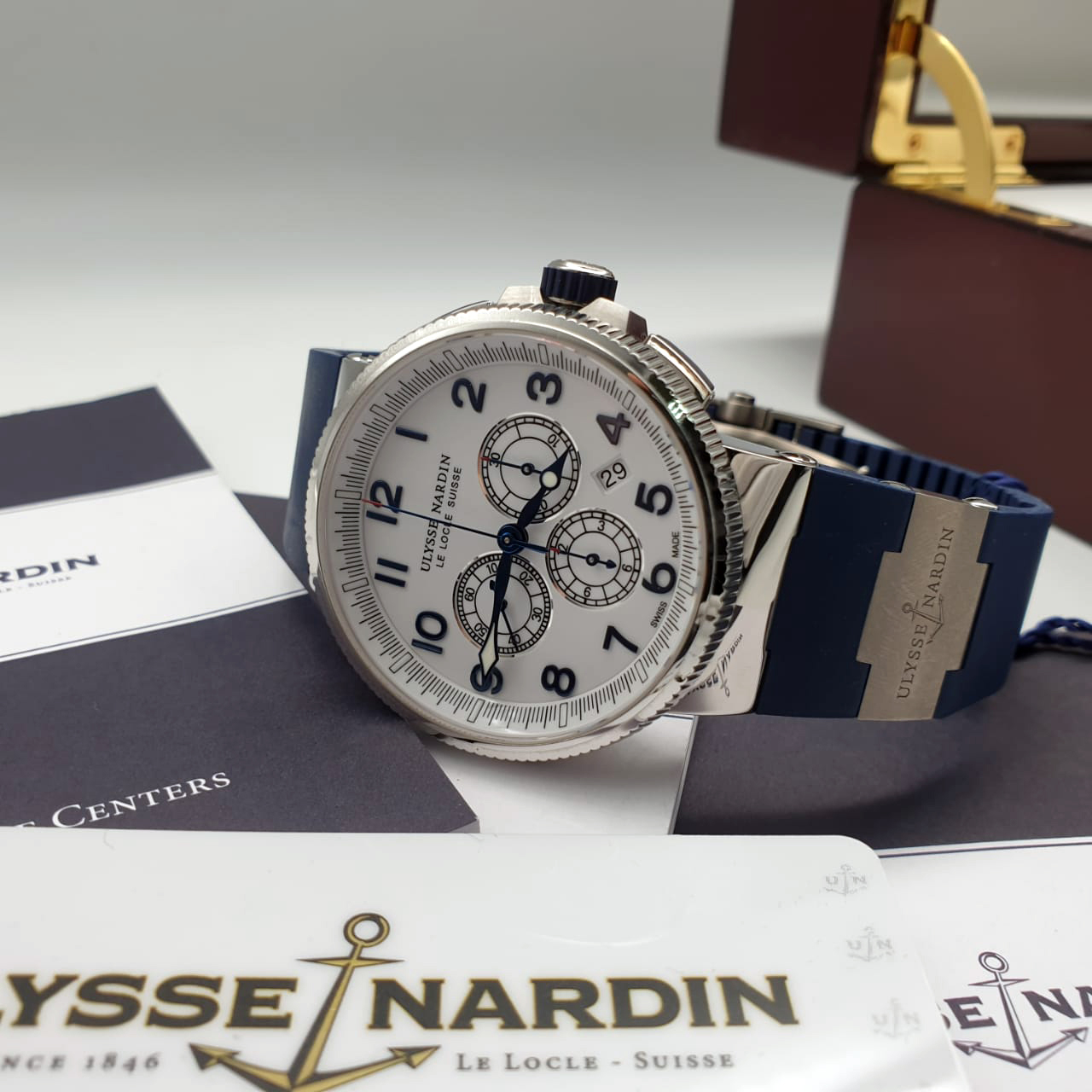 Ulysse Nardin Marine Chronograph Manufacture 43mm 1503-150-3/60