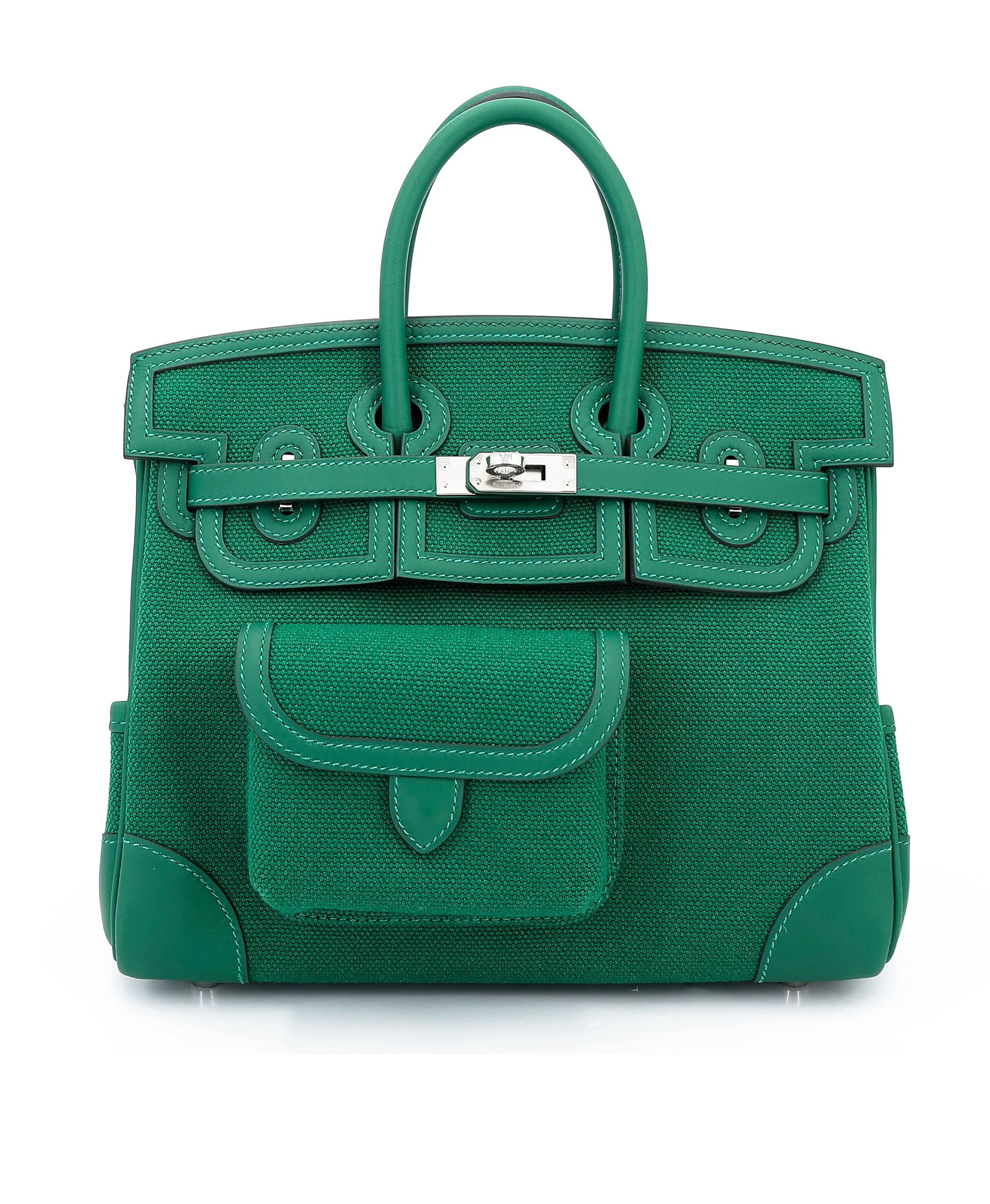 Сумка Hermes Birkin Cargo 25 Vert Moyen PHW