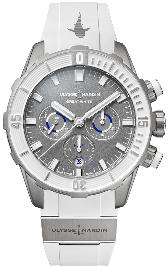 Ulysse Nardin Marine Diver Chronograph Great White 44 mm 1503-170LE-1A-GW/3A