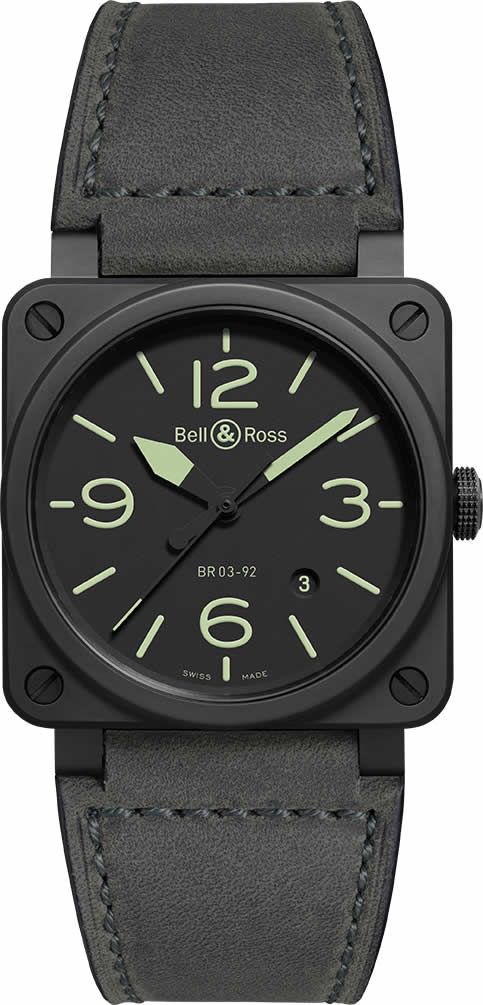 Bell & Ross BR 03-92 Nightlum 42 mm BR0392-BL3-CE/SCA