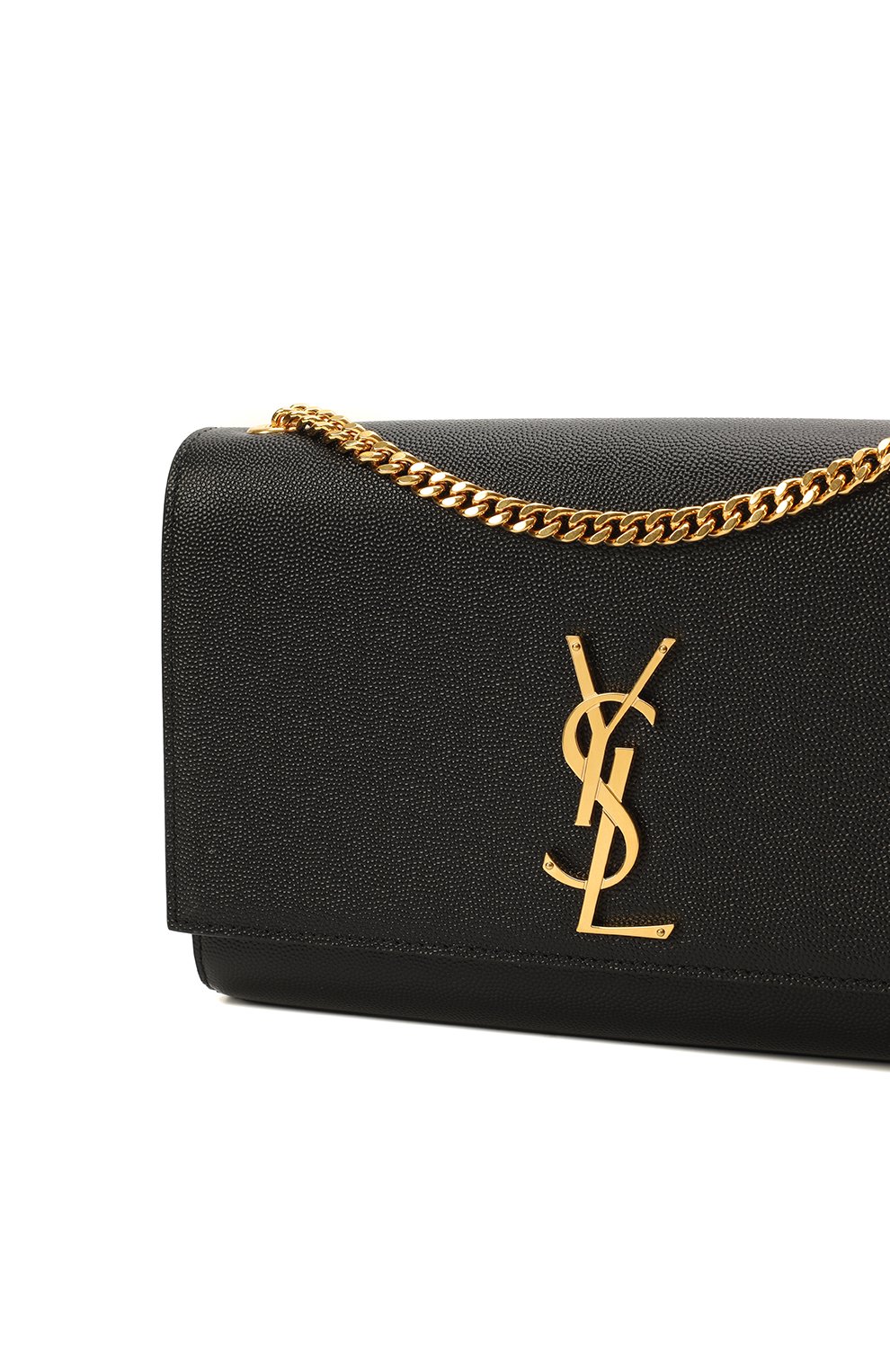 Сумка Saint Laurent Kate Medium Gold