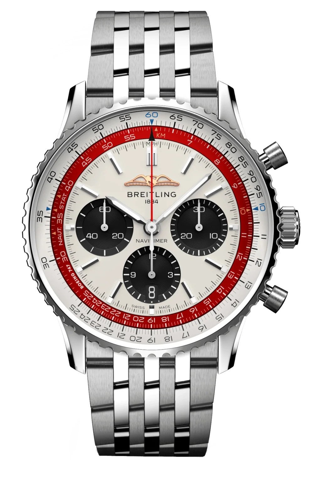 Breitling Navitimer Automatic B01 Chronograph Boeing 747 43 mm AB01383B1G1A1