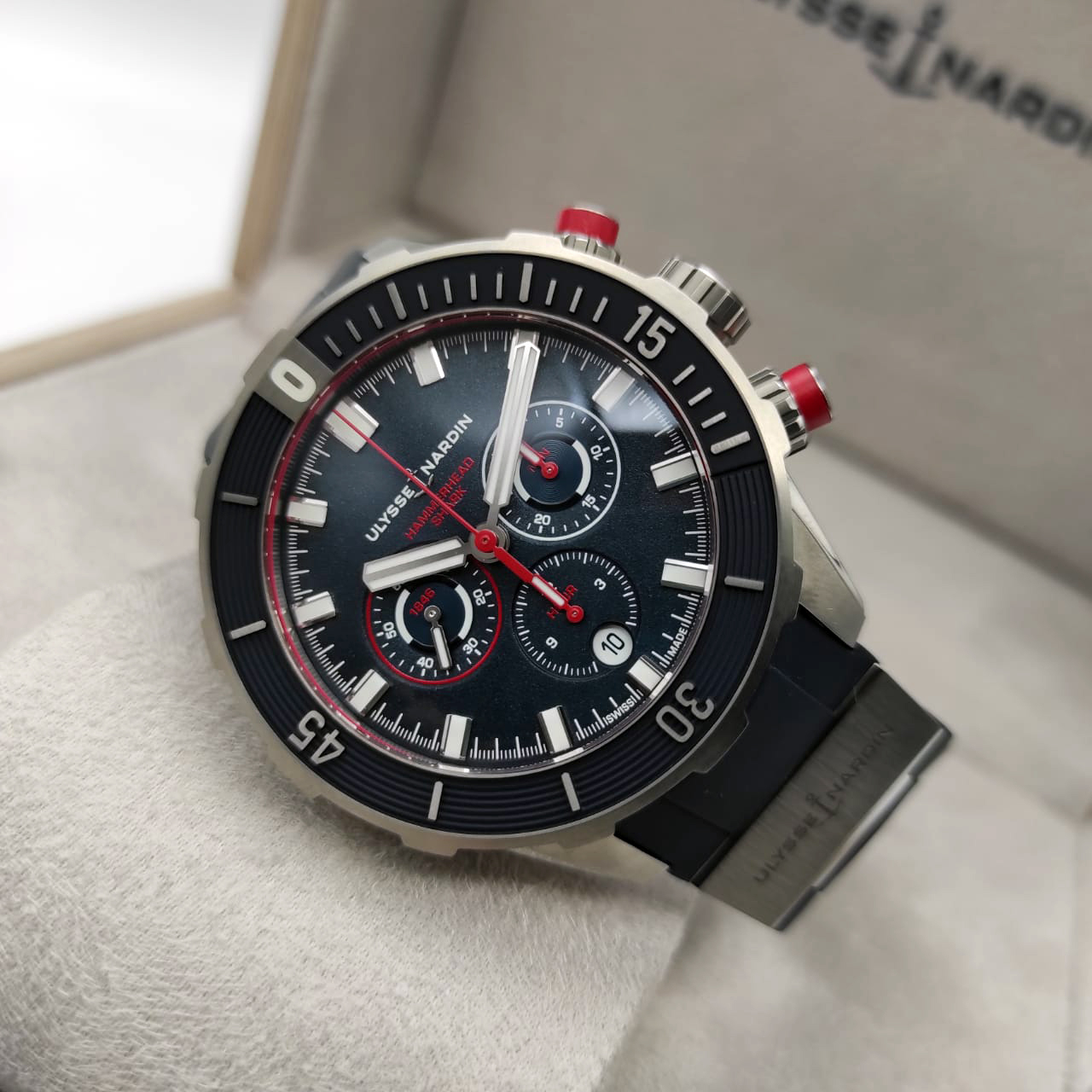 Ulysse Nardin Marine Diver Chronograph 44 mm 1503-170LE-3/93-HAMMER