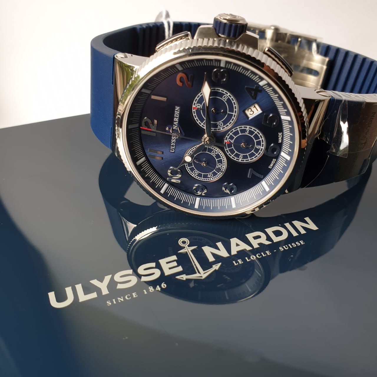 Ulysse Nardin Marine Chronograph Manufacture 43mm 1503-150-3/63
