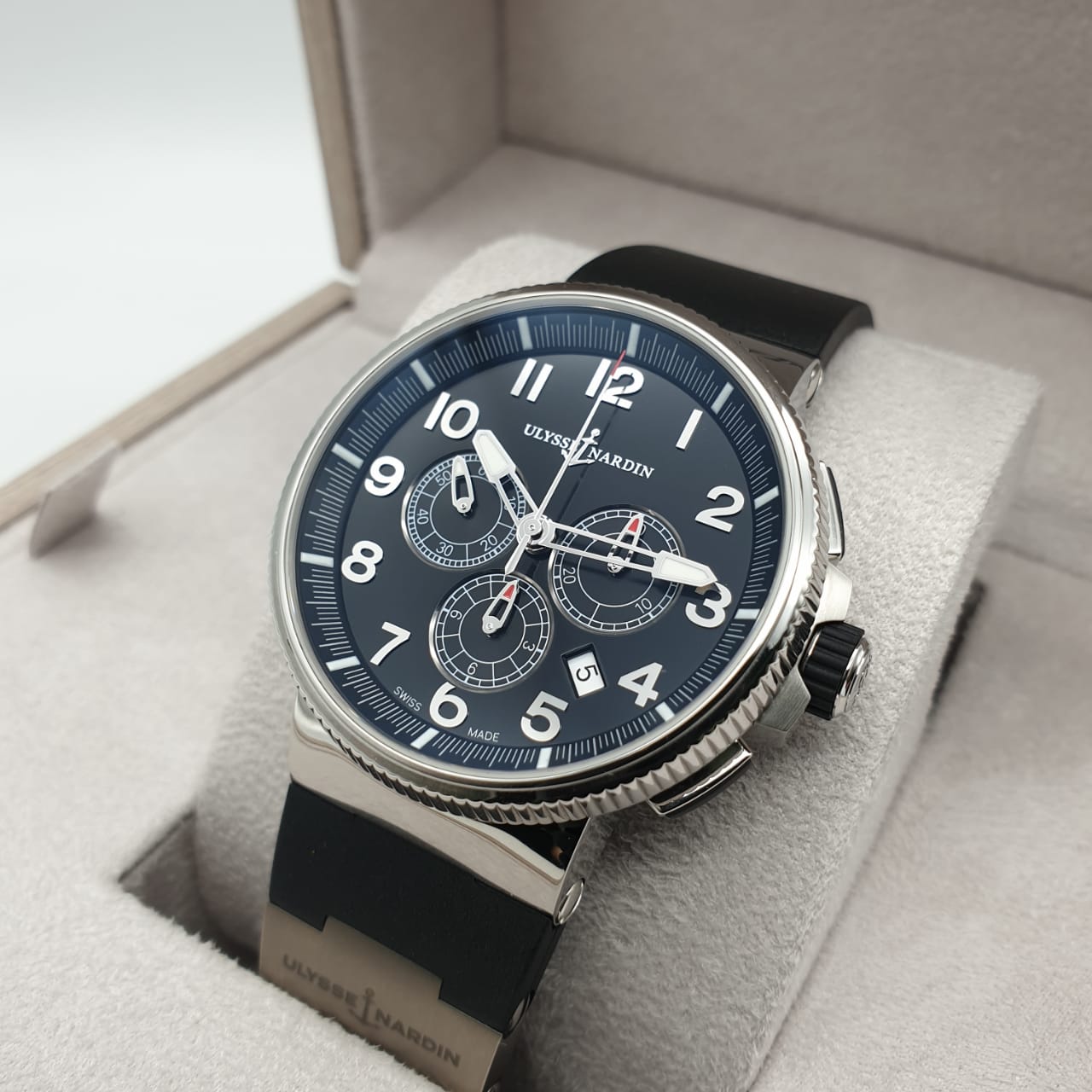 Ulysse Nardin Marine Chronograph Manufacture 43mm 1503-150-3/62