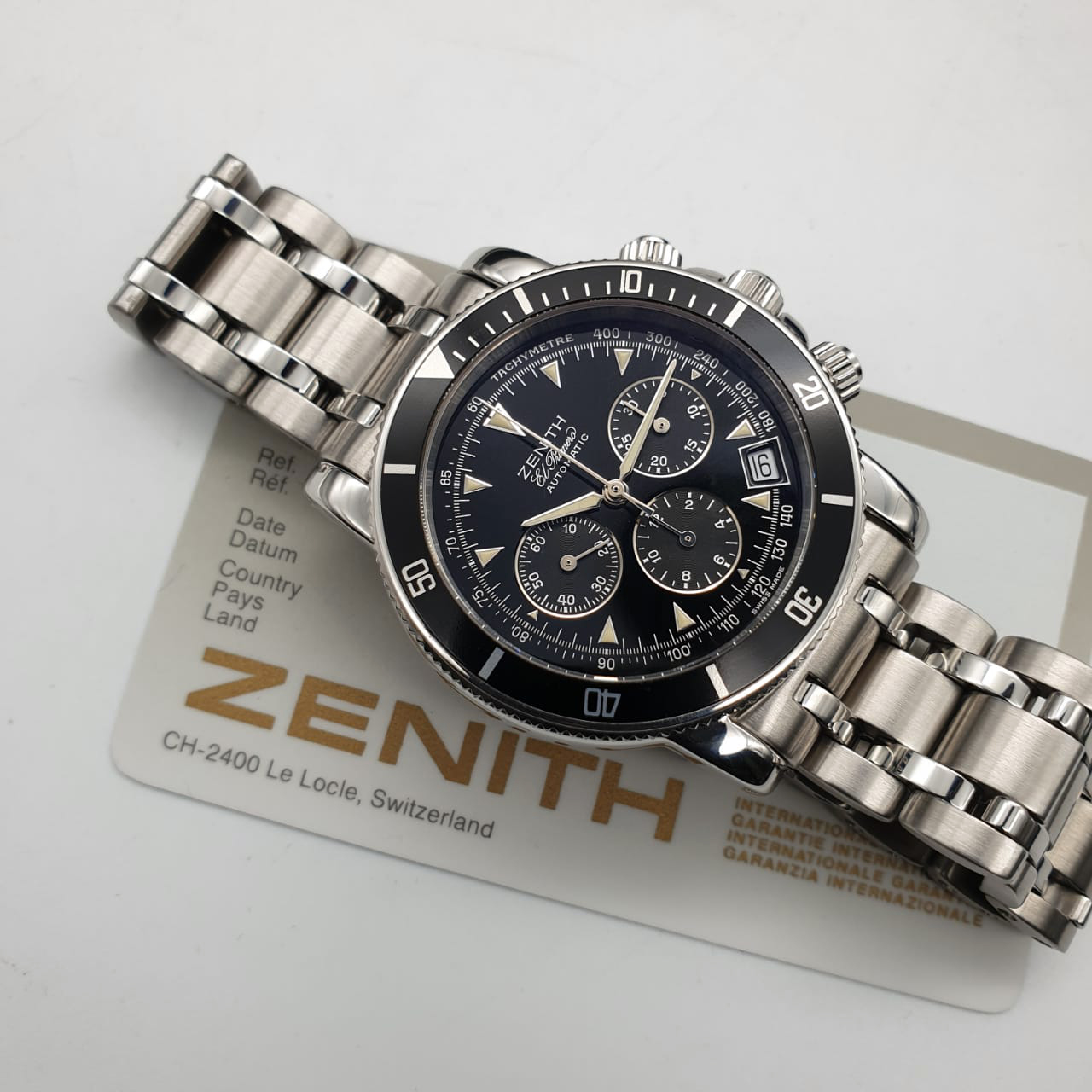 Zenith El Primero Rainbow Chronograph 40 mm 02.0372.400