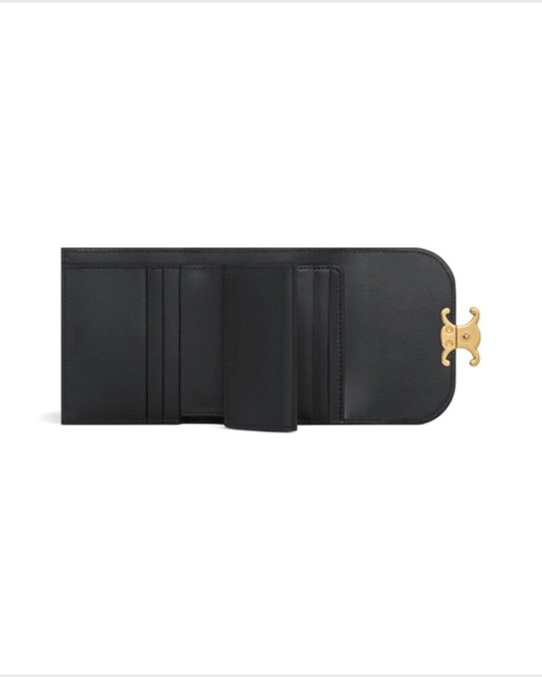 Кошелек Celine Small Flap Wallet Triomphe Small Flap Leather 10D783BZG