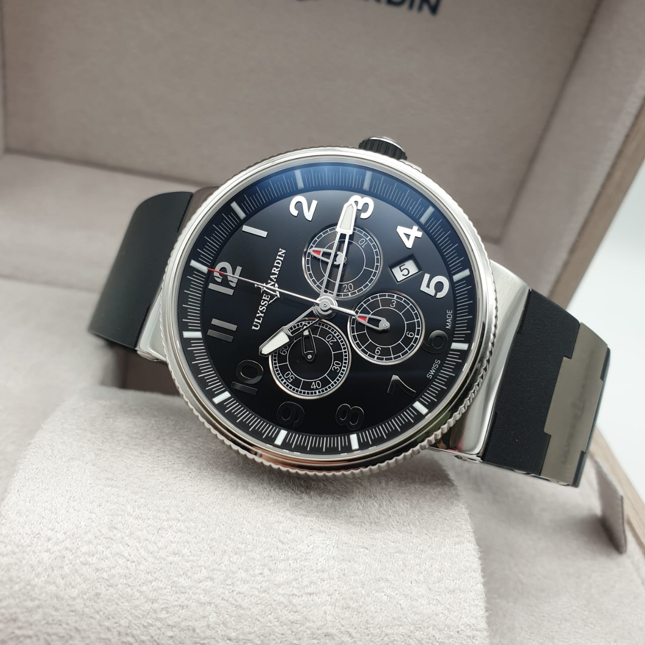 Ulysse Nardin Marine Chronograph Manufacture 43mm 1503-150-3/62