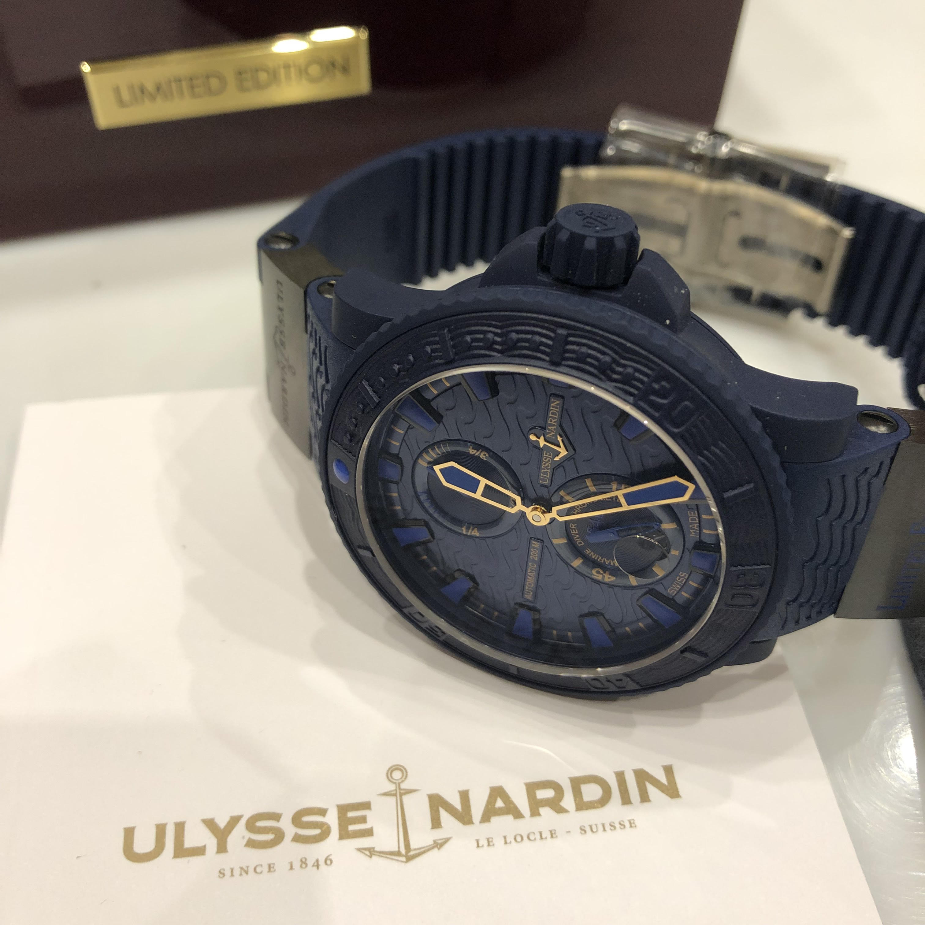 Ulysse Nardin Marine Diver Blue Ocean Limited Edition 45.8 mm 263-99LE-3C