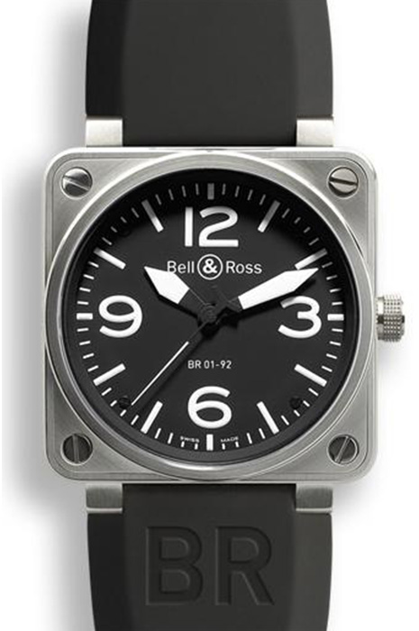 Bell & Ross BR 01-92 Steel 46 mm BR0192-BL-ST