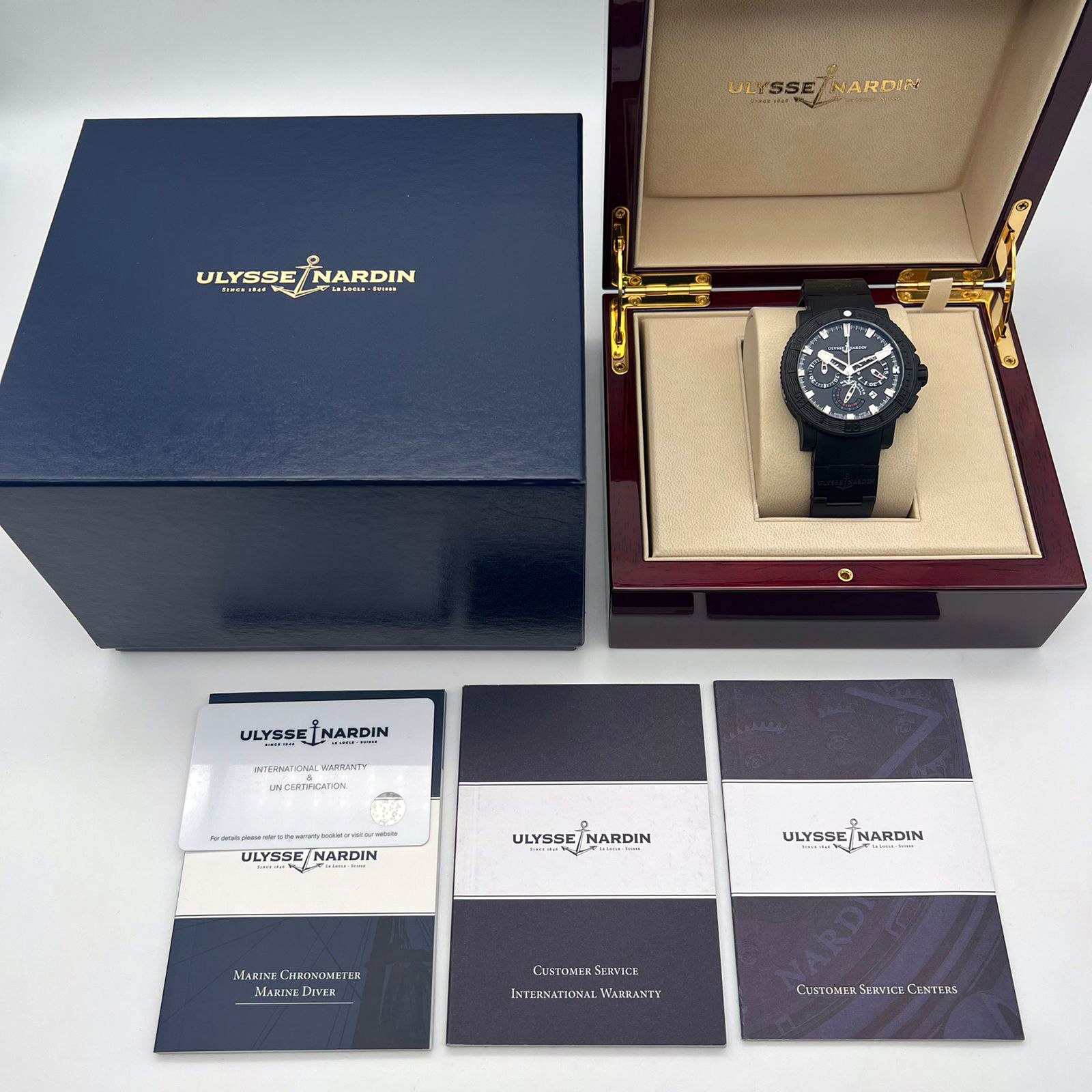 Ulysse Nardin Marine Diver Black Sea Chronograph 353-92-3C