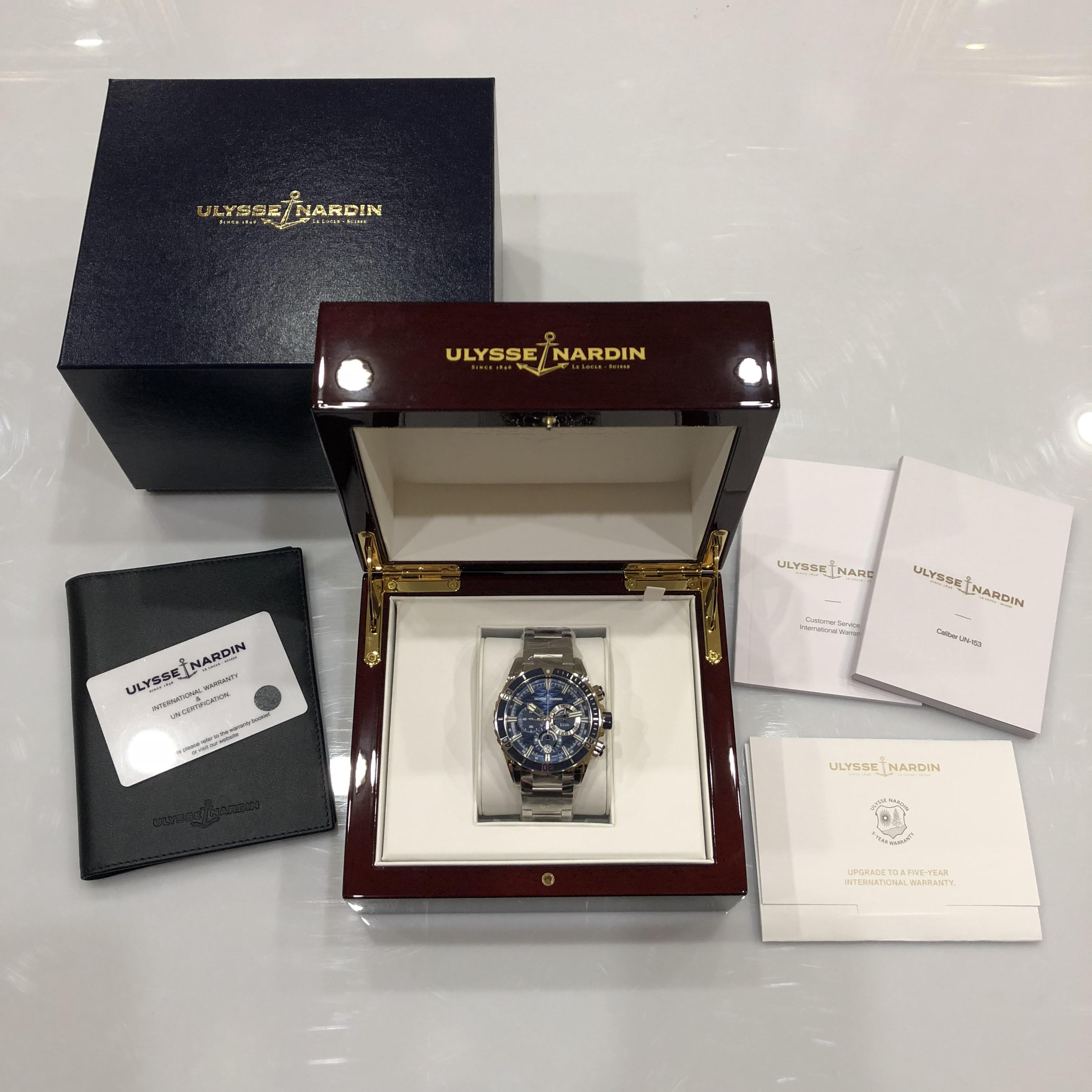 Ulysse Nardin Marine Diver Chronograph 44 mm 1503-151-7M/93
