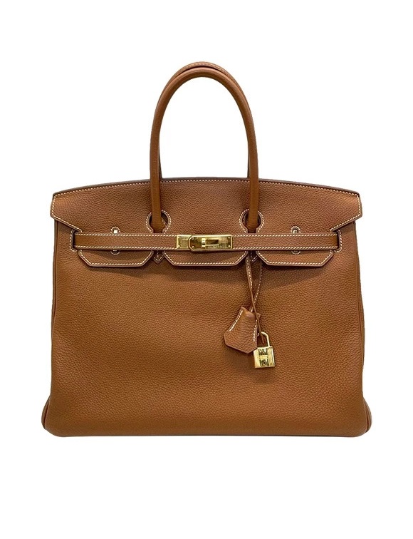 Сумка Hermes Birkin 35 Gold Veau Togo GHW