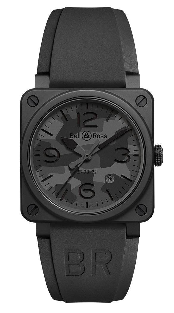 Bell & Ross Instruments BR 03-92 Black Camo 42 mm BR0392-CAMO-CE/SRB