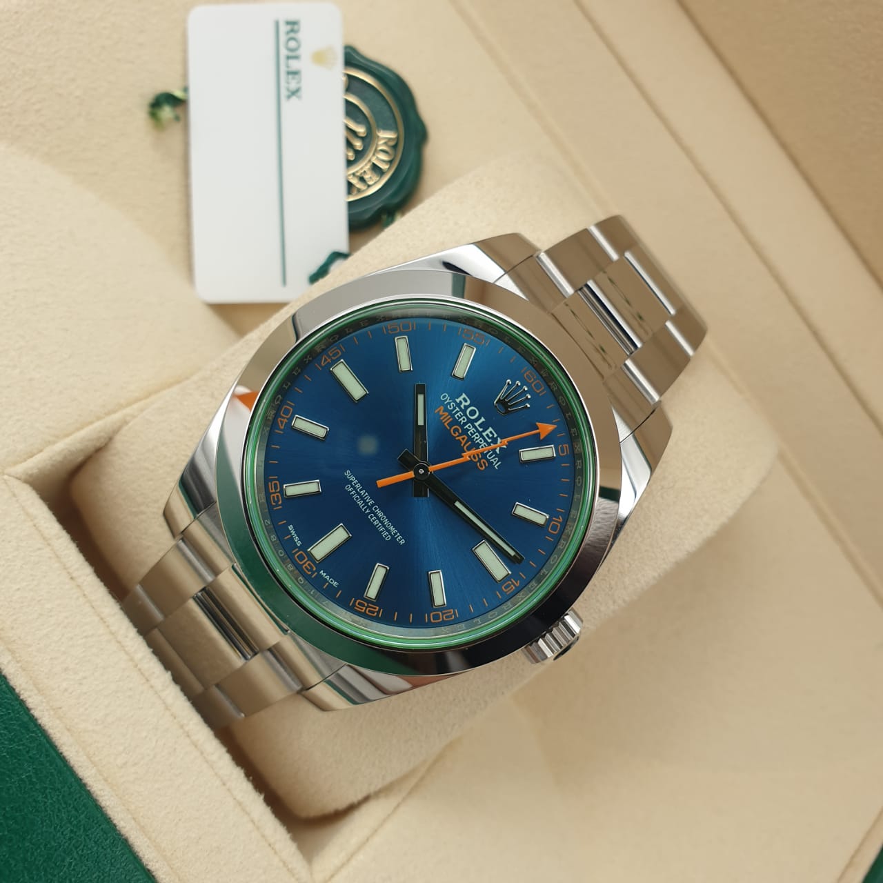 Rolex Oyster Milgauss Z-Blue 40 mm 116400