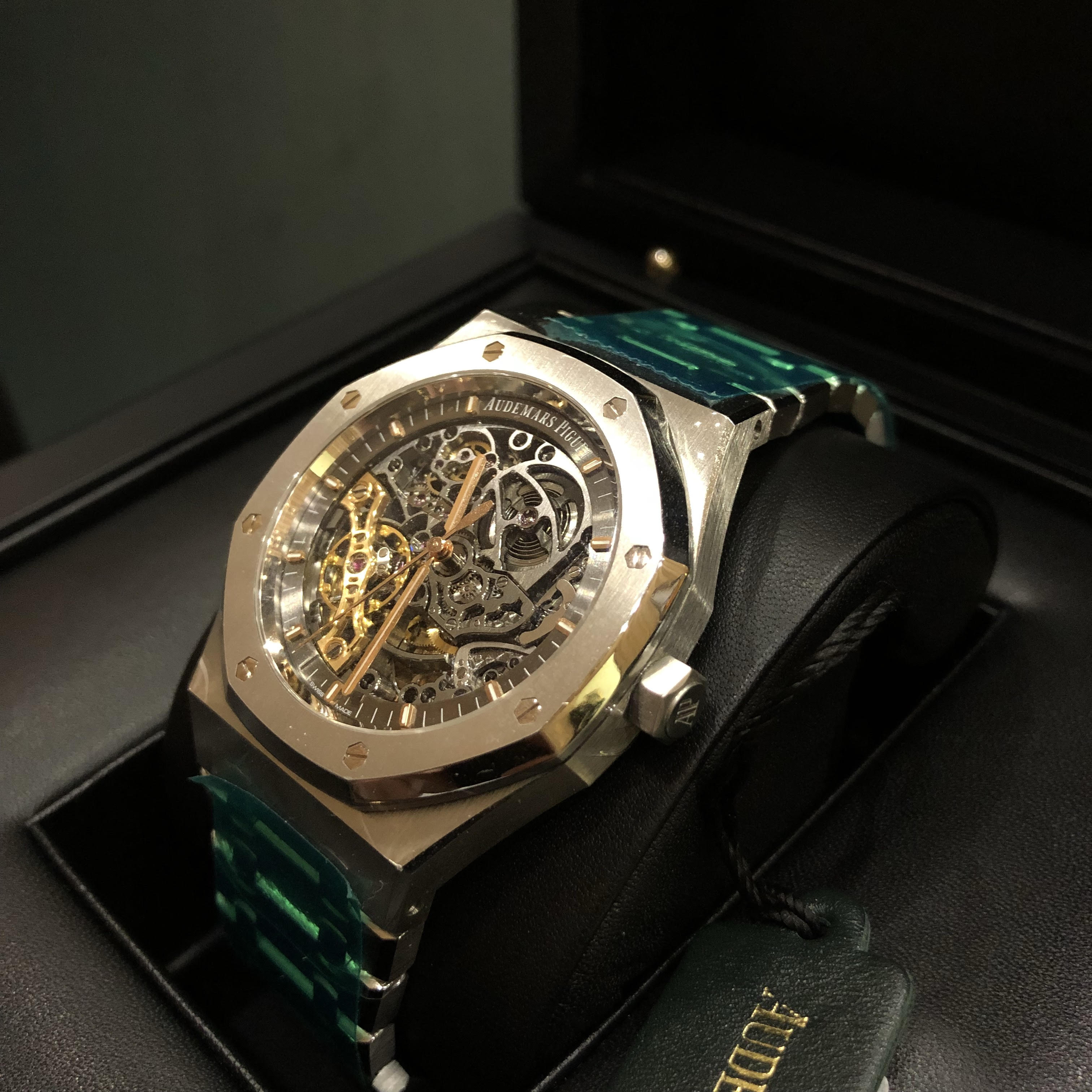 Audemars Piguet Royal Oak Double Balance Wheel Openworked 41 mm 15407ST.OO.1220ST.01