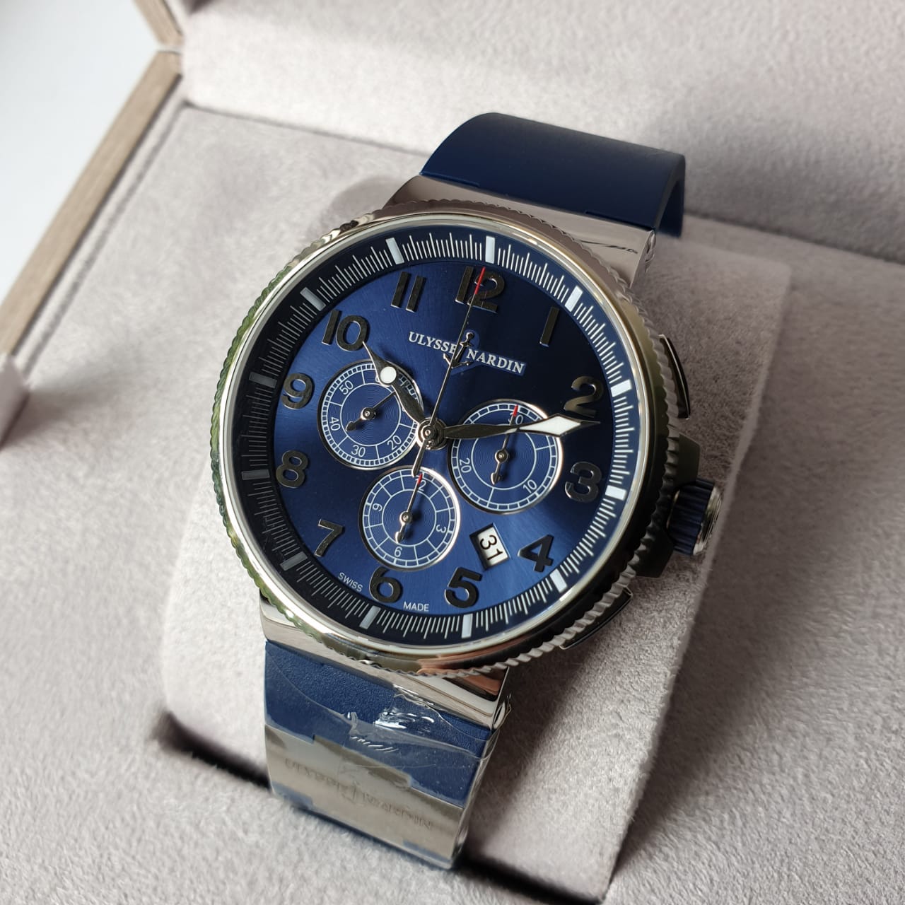 Ulysse Nardin Marine Chronograph Manufacture 43mm 1503-150-3/63