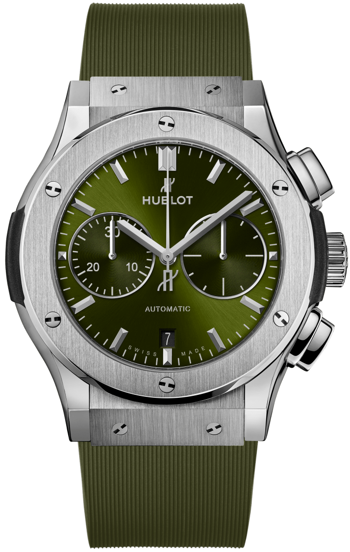 Hublot Classic Fusion Chronograph Titanium Green 45 mm  521.NX.8970.RX
