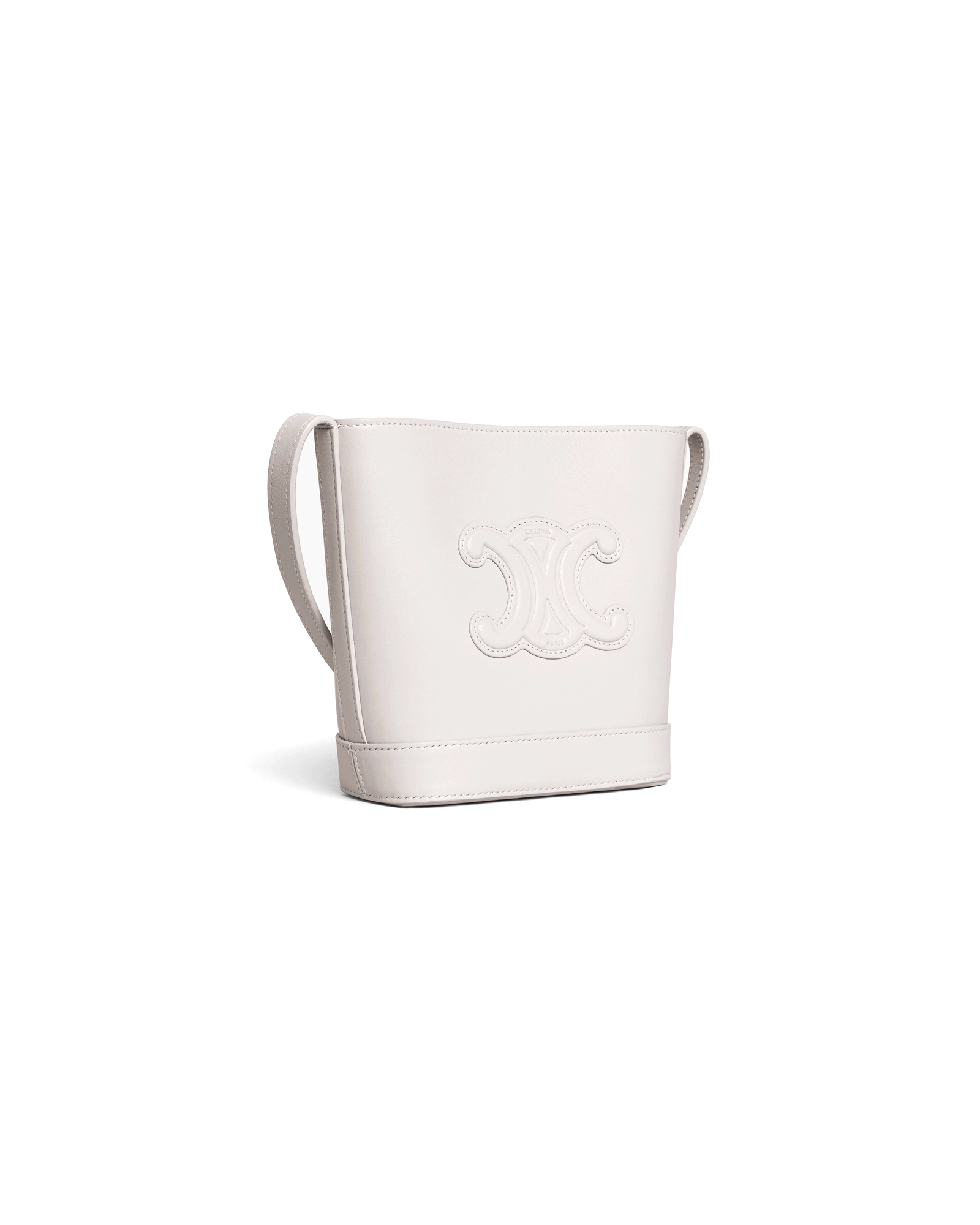 Сумка Celine Mini Bucket Cuir Triomphe In Smooth Calfskin Chalk 10L433ESM.01CK