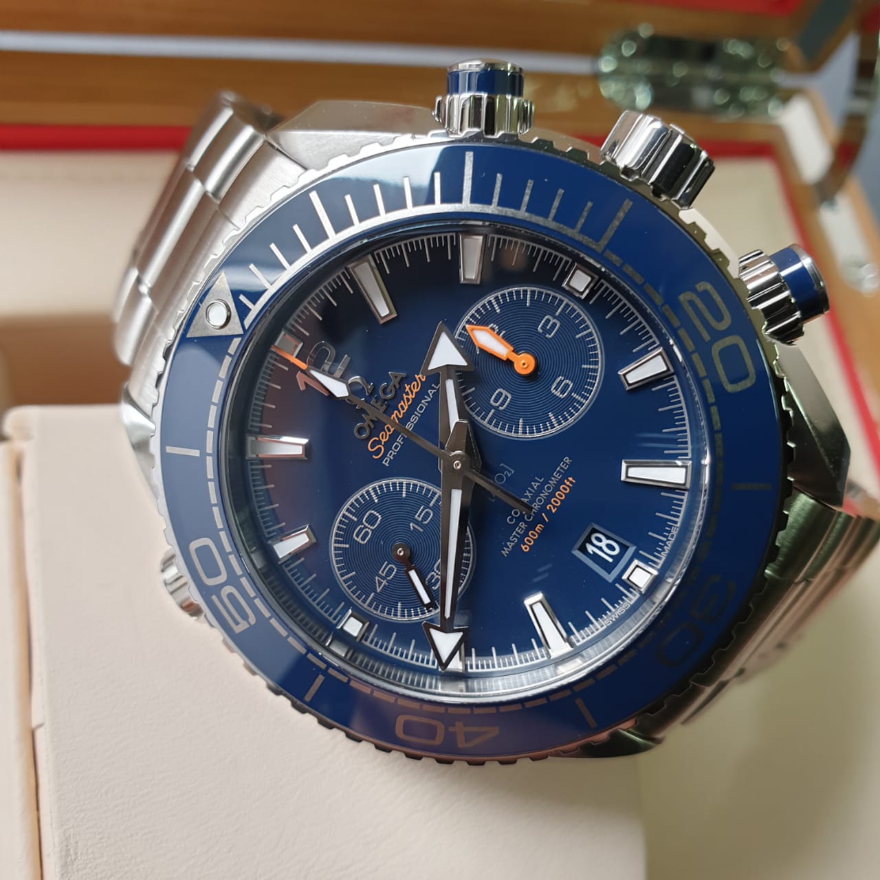 Omega Seamaster Planet Ocean 600m Co-Axial Master Chronometer Chronograph 45.5 mm 215.30.46.51.03.001