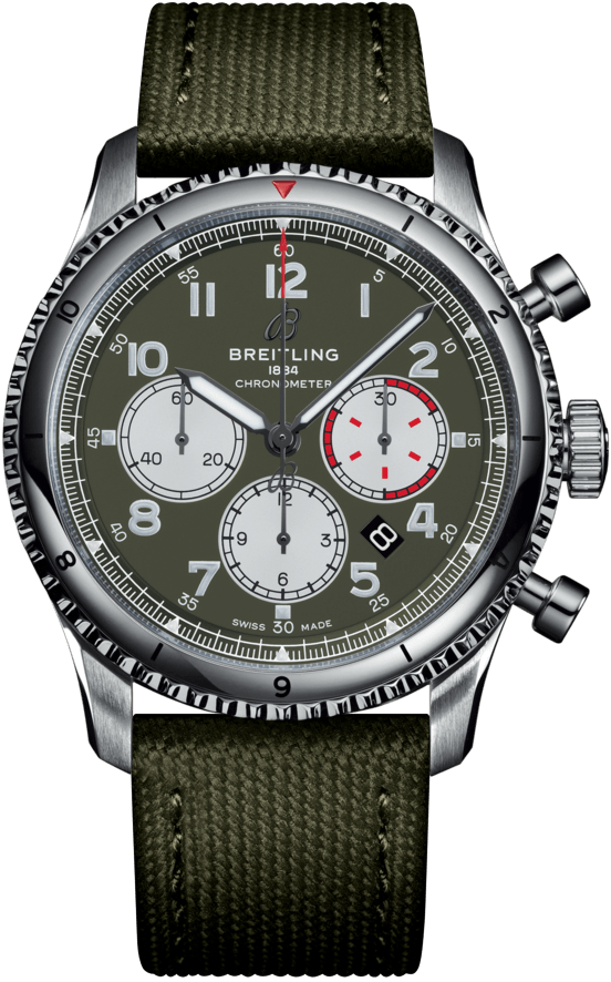 Breitling Aviator 8 B01 Chronograph 43 mm Curtiss Warhawk AB01192A1L1X1