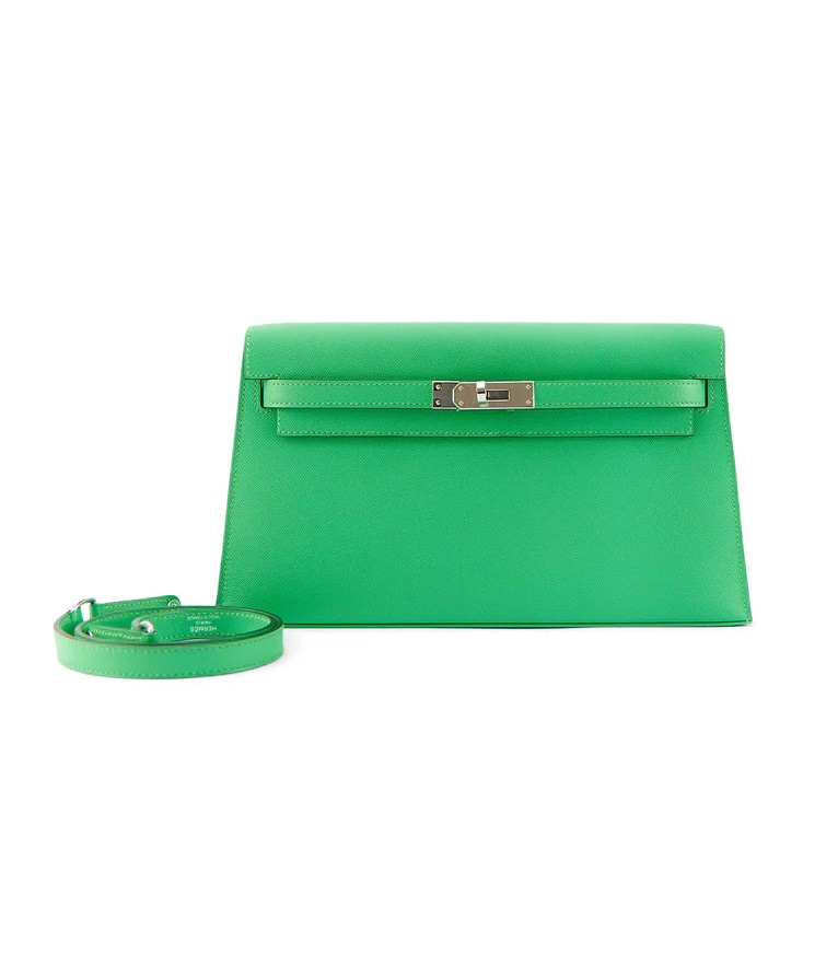 Сумка Hermes Kelly Elan Bleu Bambou