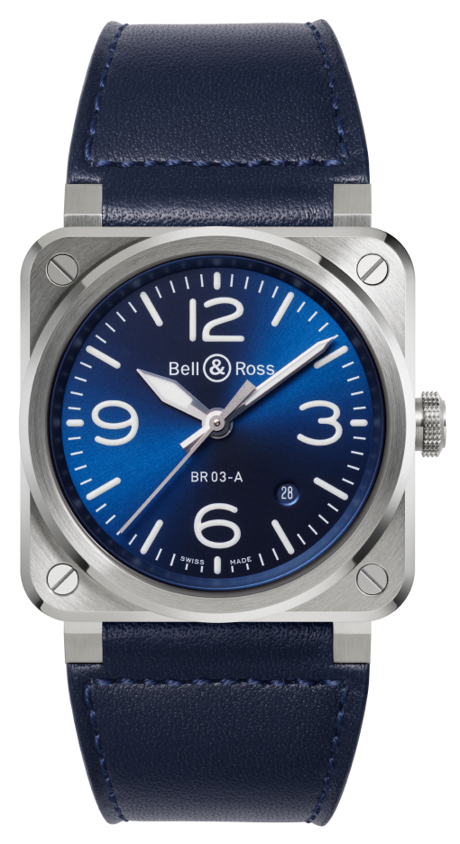 Bell & Ross BR 03 Blue Steel 41 mm BR03A-BLU-ST/SCA