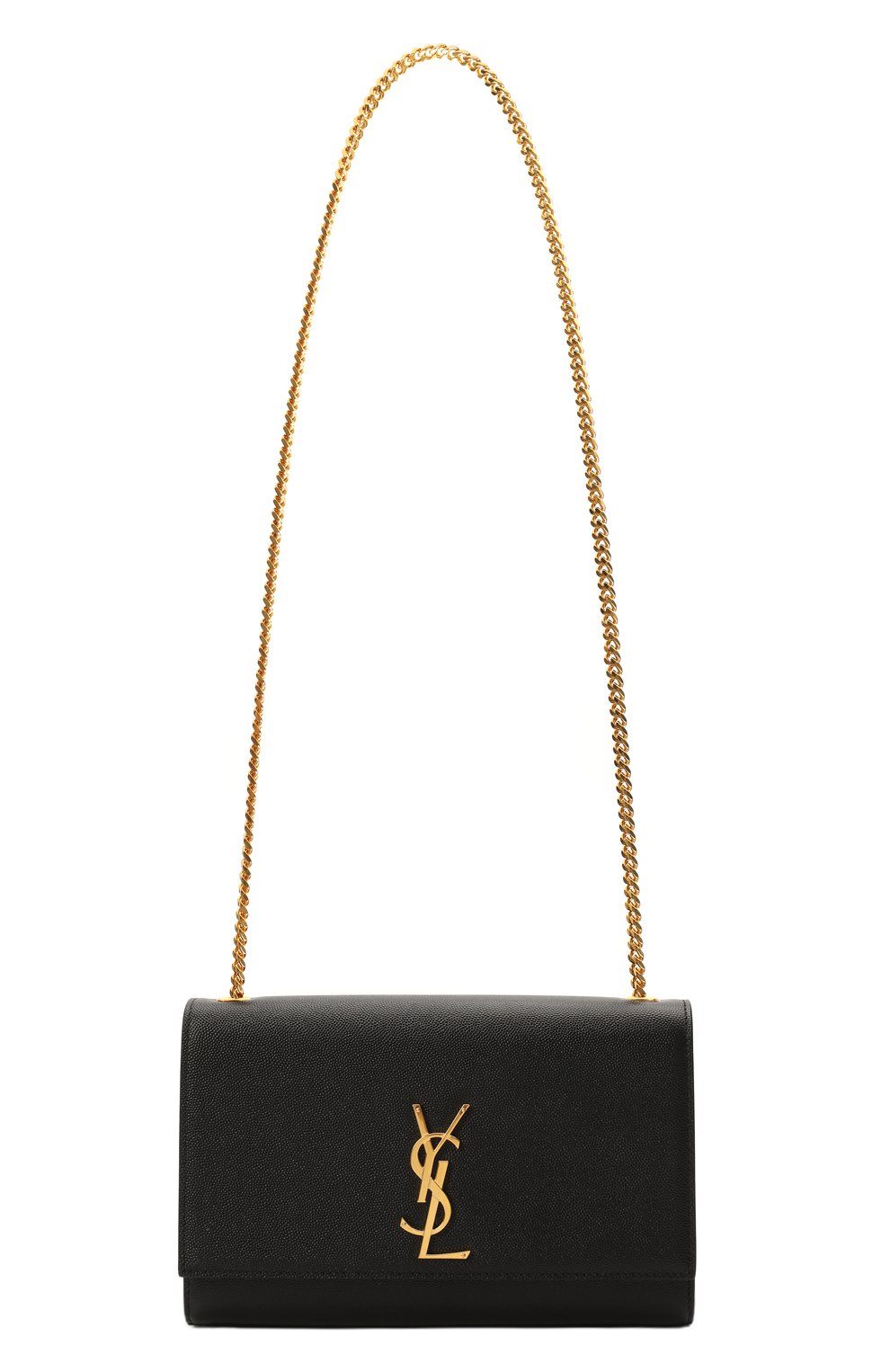 Сумка Saint Laurent Kate Medium Gold