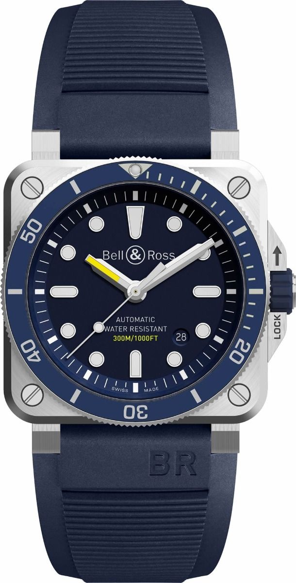 Bell & Ross BR 03-92 Diver Blue 42 mm BR0392-D-BU-ST/SRB