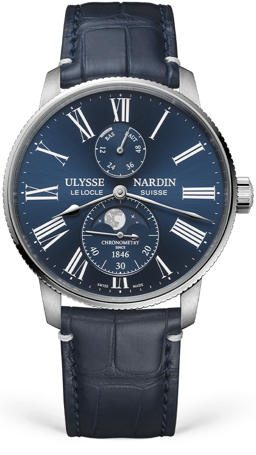 Ulysse Nardin Marine Chronometer Torpilleur Moonphase 42 mm 1193-310LE-3A-175/1A