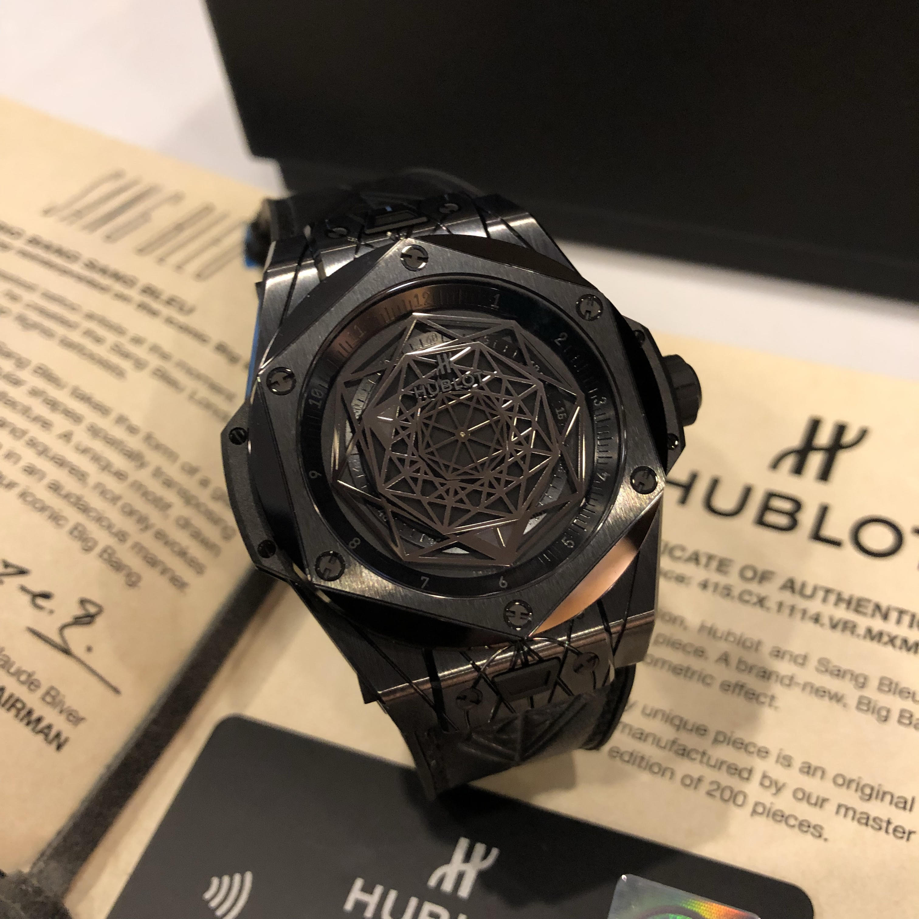Hublot Big Bang Sang Bleu All Black 45 mm 415.CX.1114.VR.MXM17