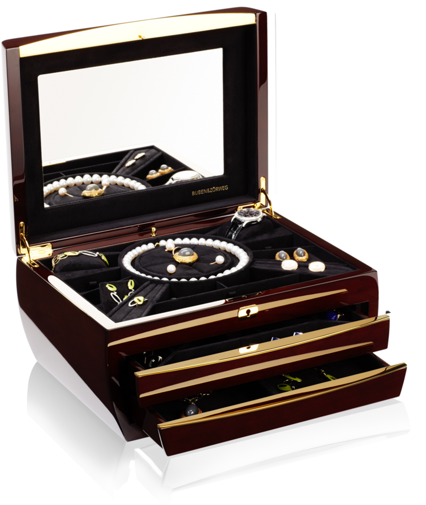 Шкатулка для ювелирных изделий Buben & Zorweg Cosmopolitan Cherry Wood