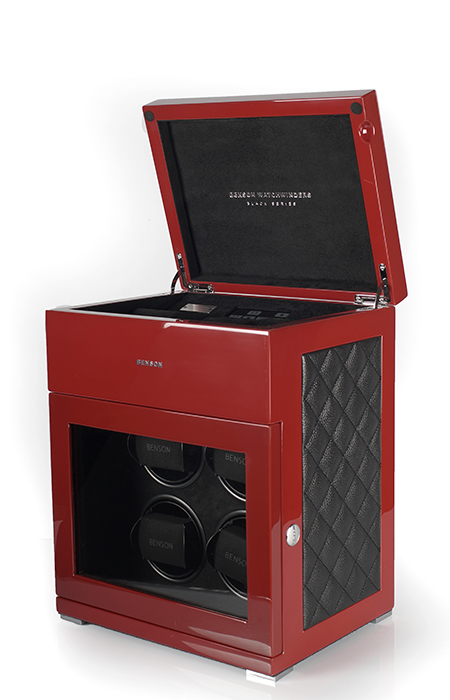 Шкатулка для подзавода 4 часов Benson Red Limited Edition