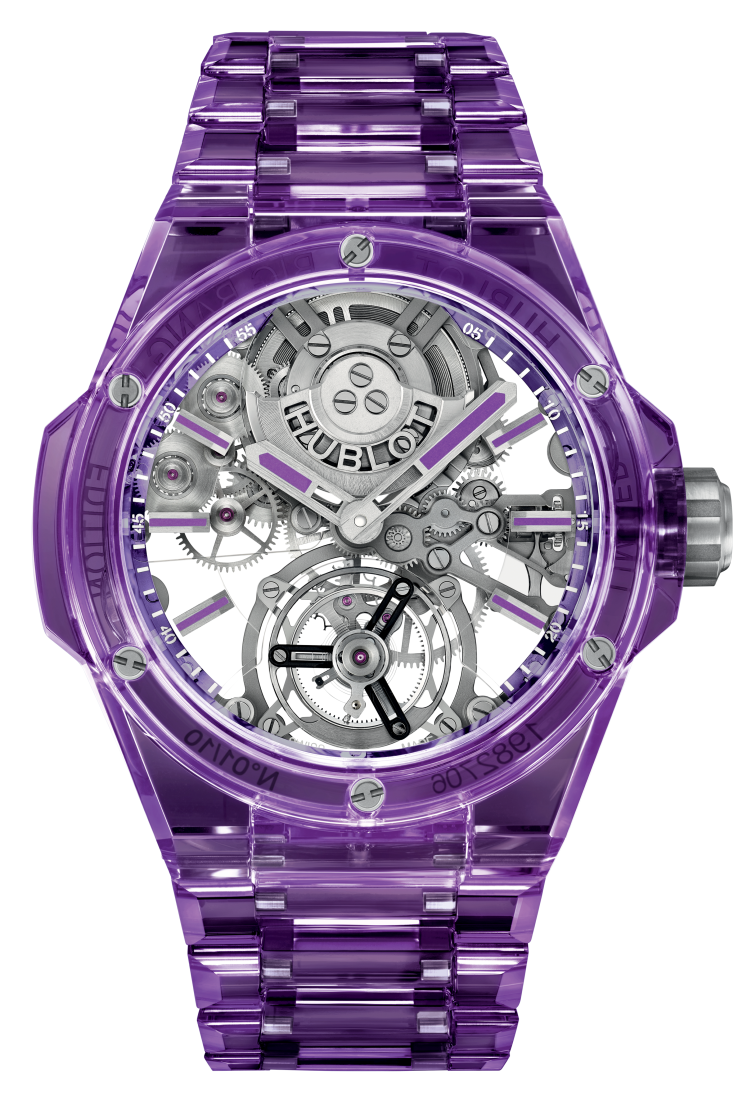 Hublot Big Bang Integrated Tourbillon Full Purple Sapphire 43 mm 455.JM.0120.JM