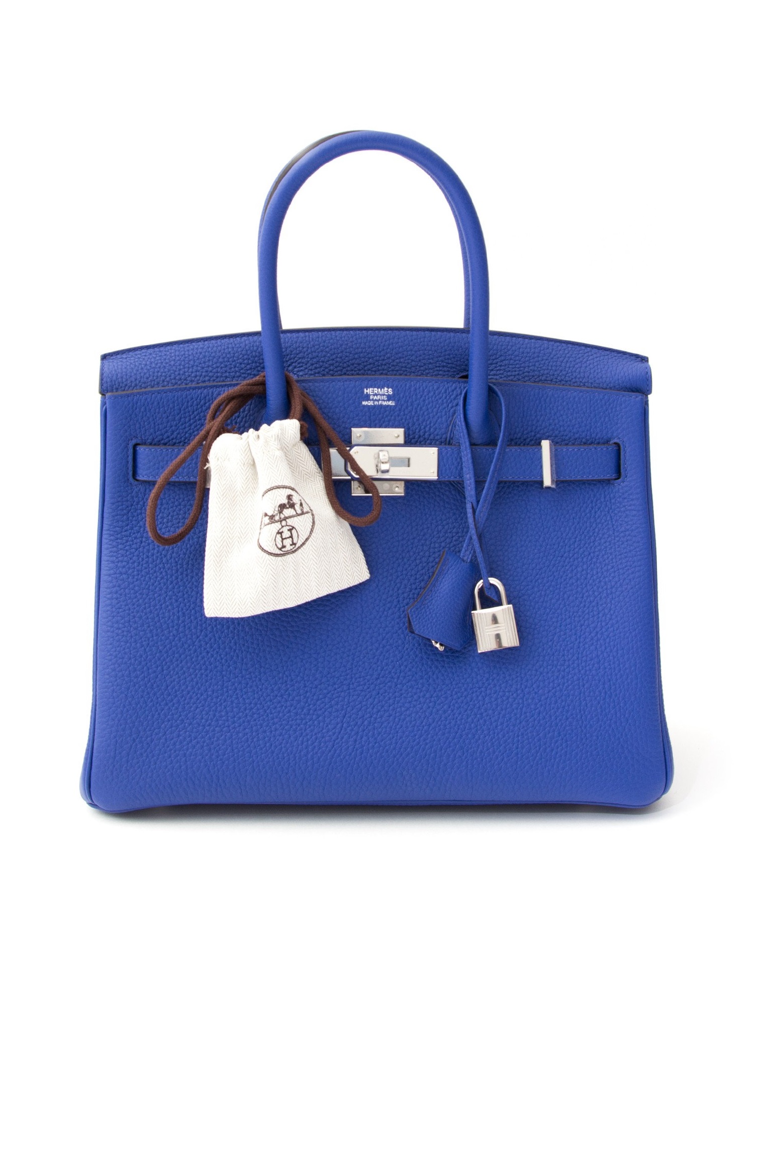 Сумка Hermes Birkin 30 Bleu Royale Togo PHW