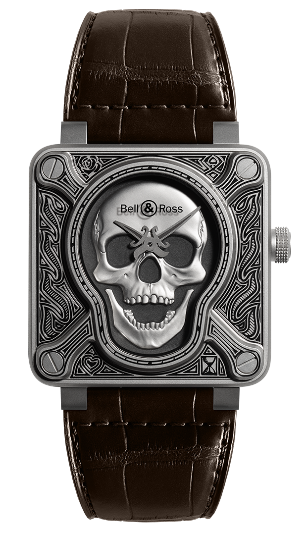 Bell & Ross Instruments BR 01 Burning Skull 46 mm BR0192-SKULL-BURN