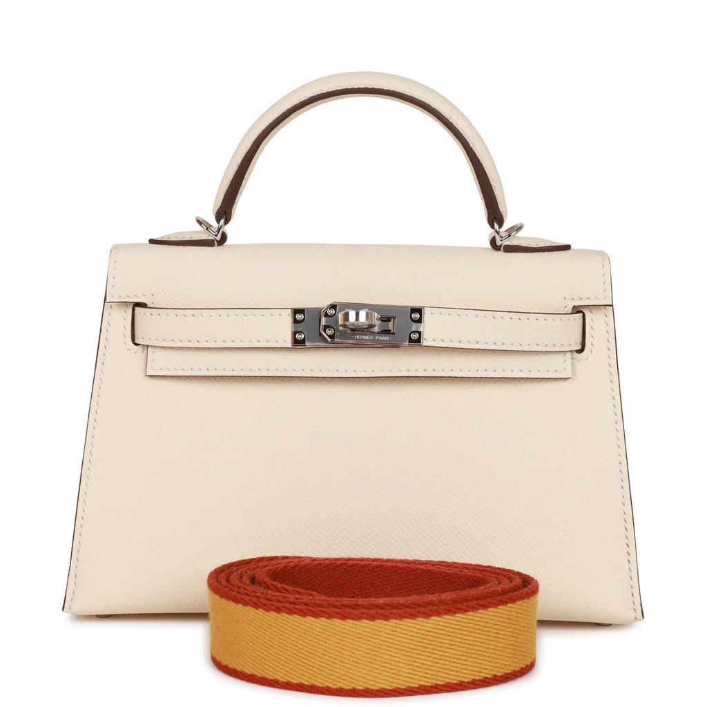 Сумка Hermes Kelly Sellier 20 Nata Epsom Palladium Hardware