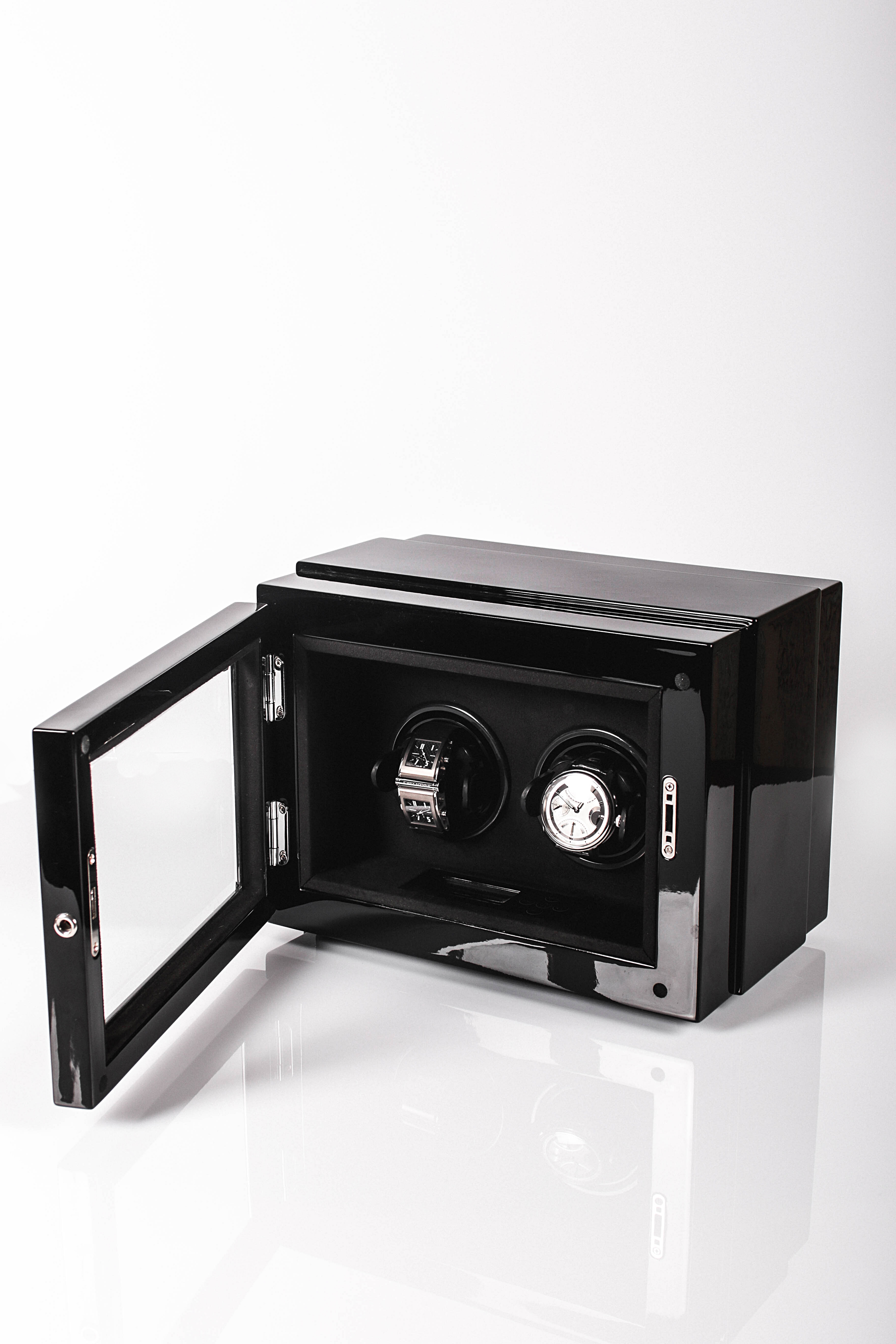 Часовая шкатулка Heisse & Sohne Watch Master 2 Black