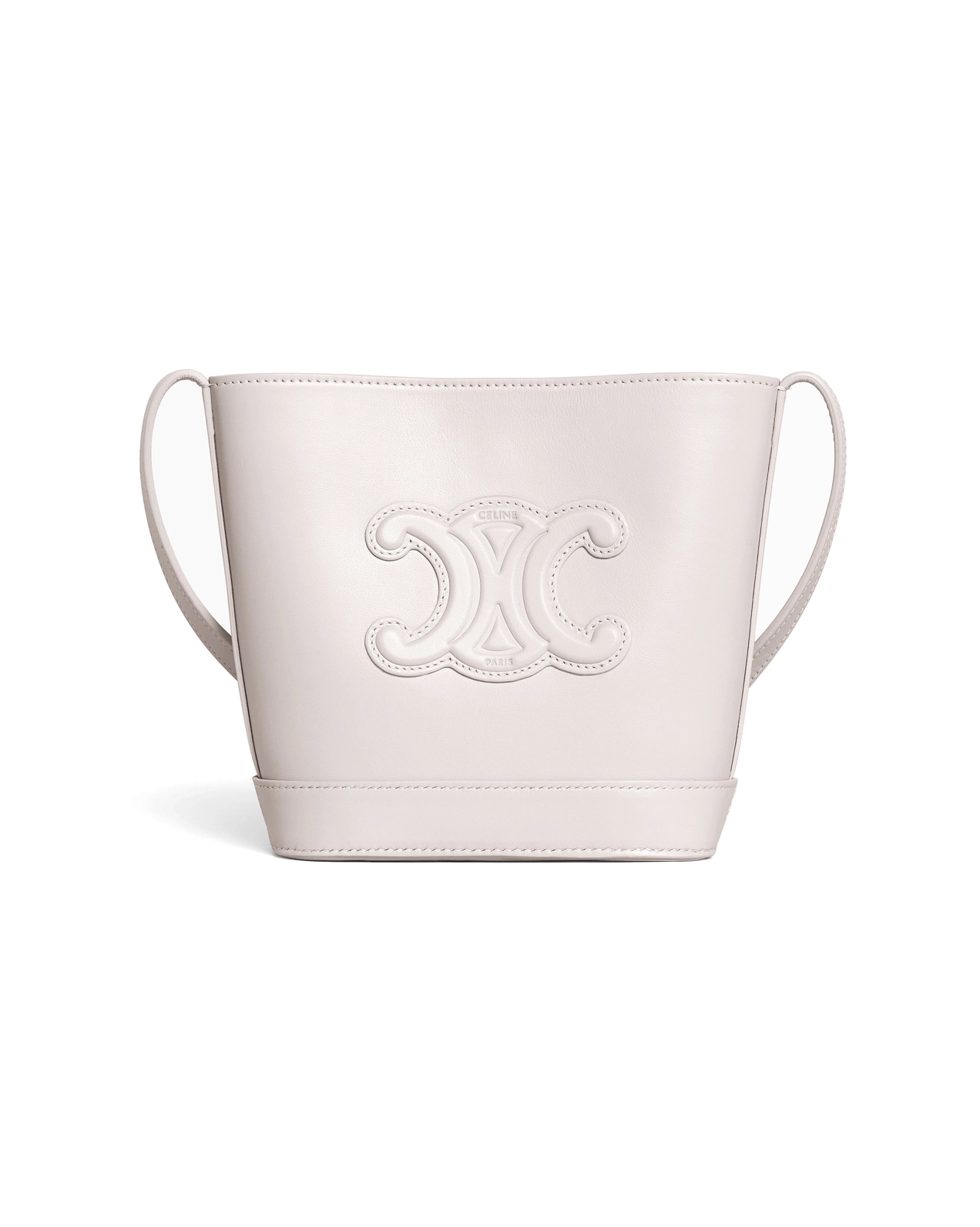 Сумка Celine Mini Bucket Cuir Triomphe In Smooth Calfskin Chalk 10L433ESM.01CK
