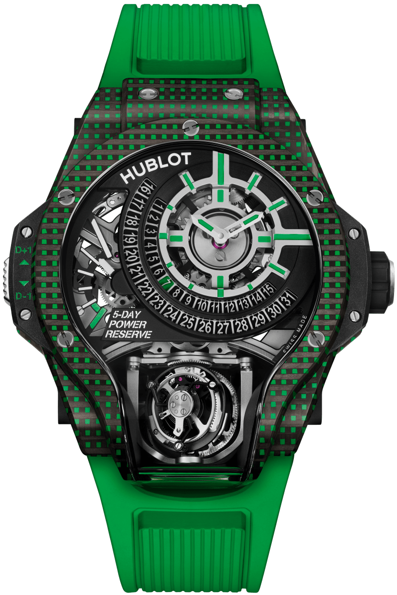 Hublot MP-09 Tourbillon Bi-Axis Green 3D Carbon 49 mm 909.QDG.1120.RX