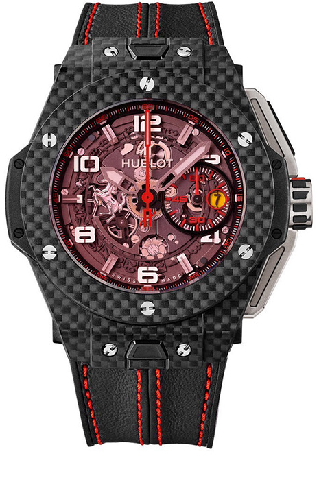 Hublot Big Bang Ferrari Carbon Red Magic 45 mm 401.QX.0123.VR