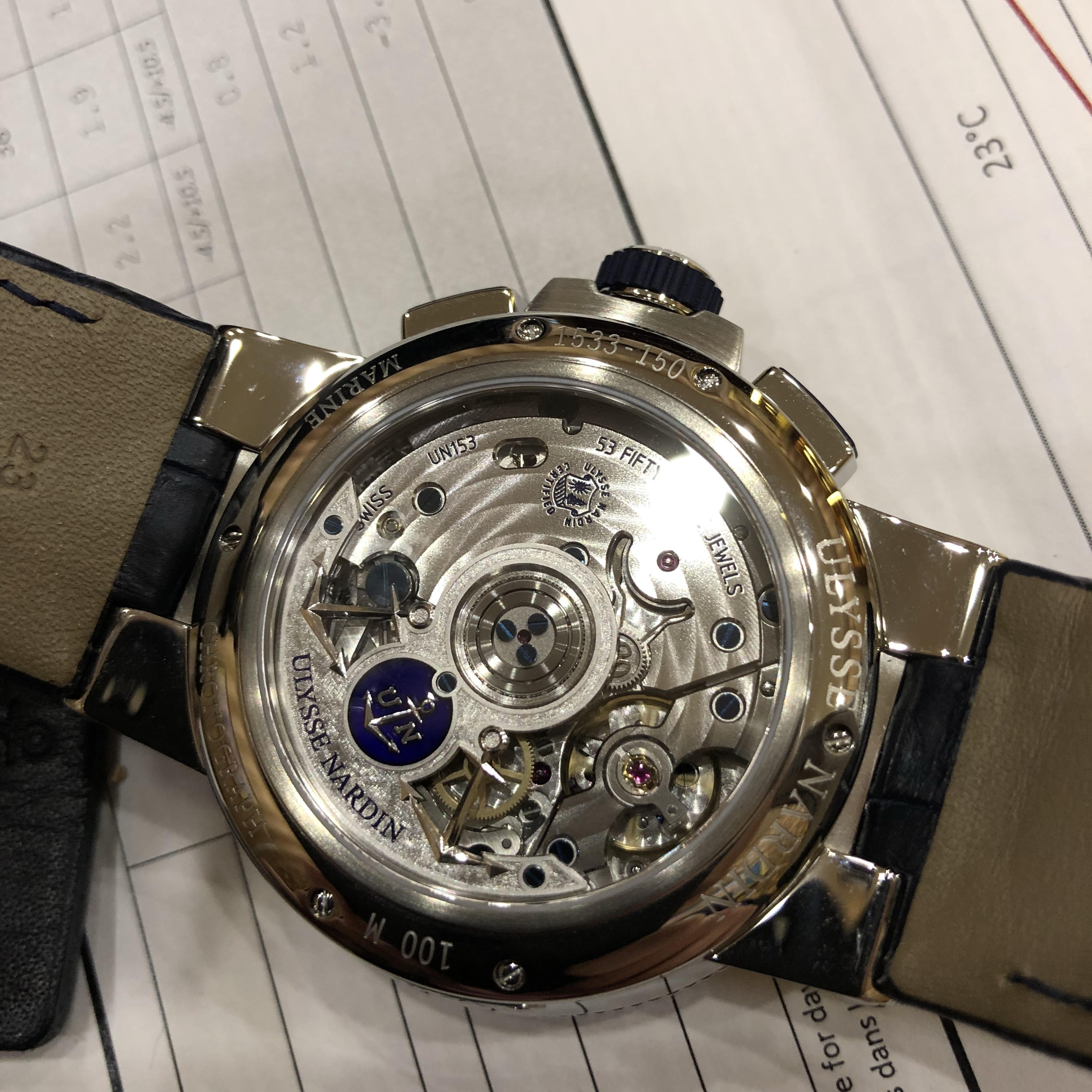 Ulysse Nardin Marine Chronograph Annual Calendar 43 mm 1533-150/43