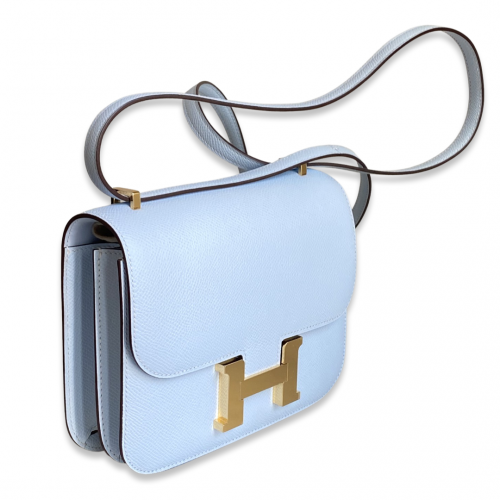 Сумочка Hermes Constance 18 Bleu Brum