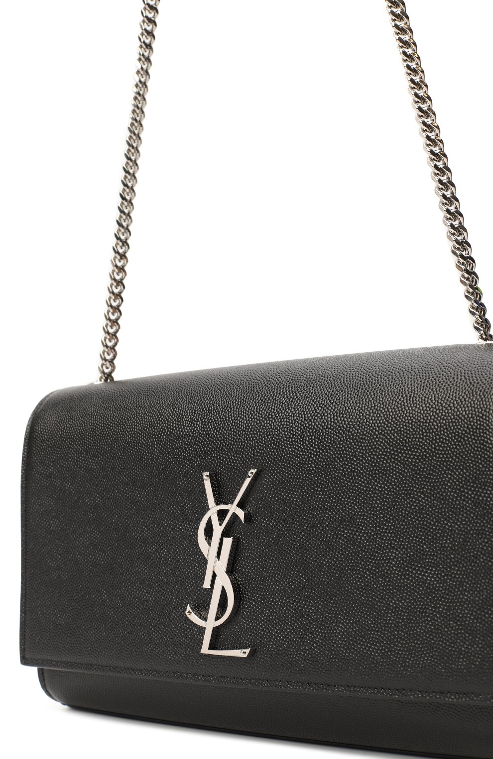 Сумка Saint Laurent Kate Medium Silver