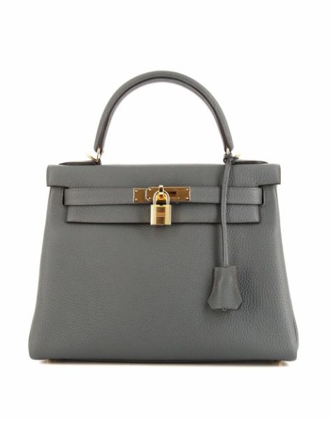 Сумка Hermes Kelly 32 Epsom GHW Gris Etain