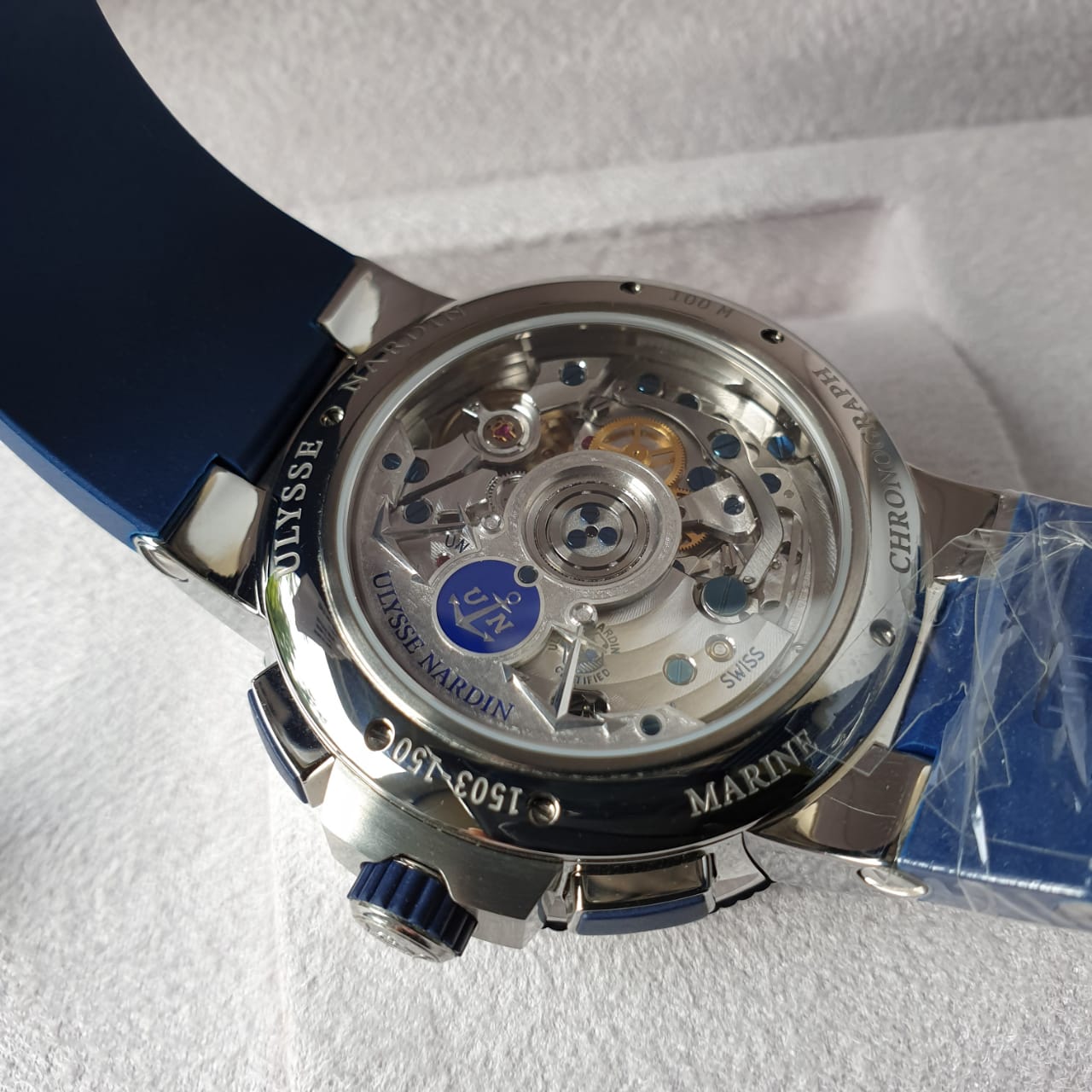 Ulysse Nardin Marine Chronograph Manufacture 43mm 1503-150-3/63
