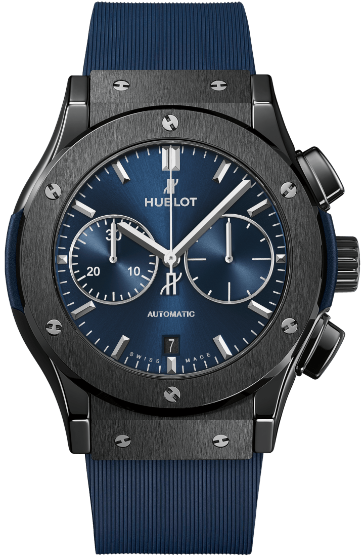Hublot Classic Fusion Ceramic Blue Chronograph 45 mm 521.CM.7170.RX