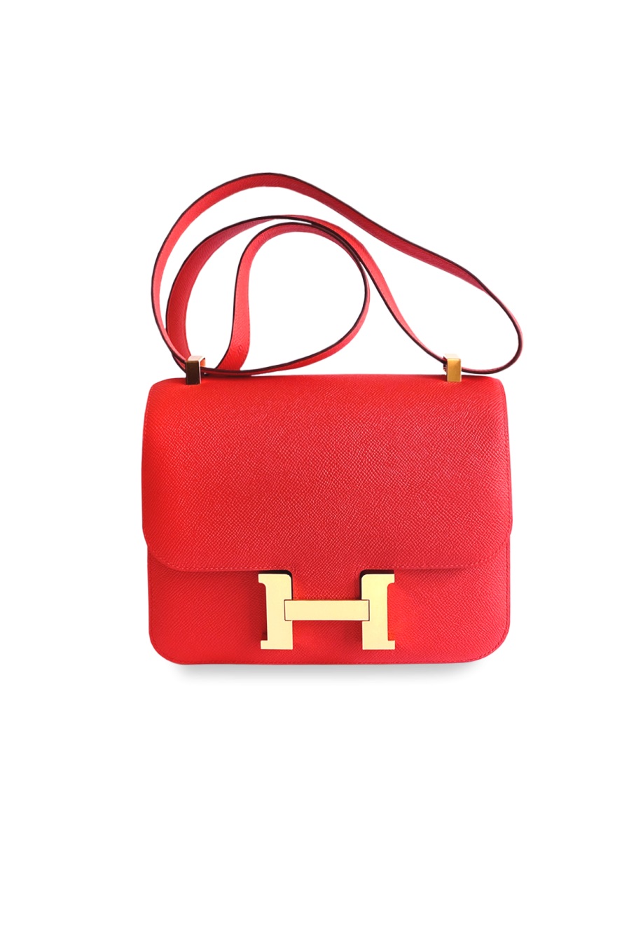 Сумочка Hermes Constance Rouge De Coeur